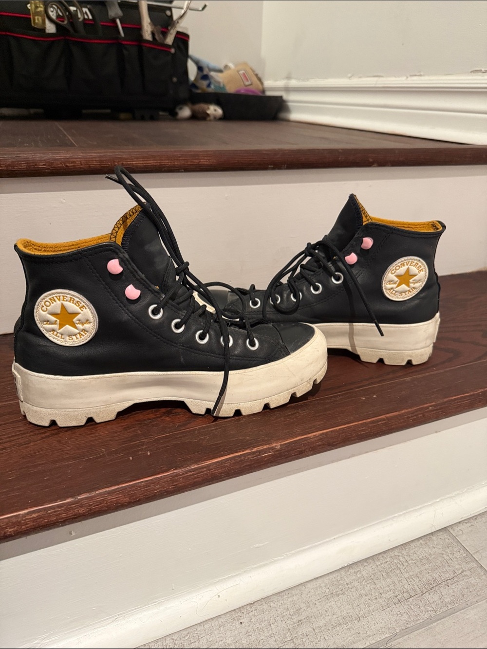 Converse All Star Gore Tex High-Top Platform Lace-Up Boots with Lug Sole